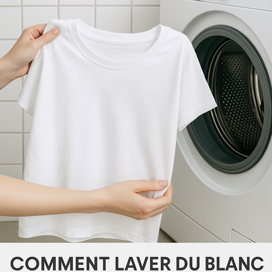 Comment laver du blanc sans qu'il jaunisse ou grisonne  Tes vêtements blancs perdent leur éclat lavage après lavage ?