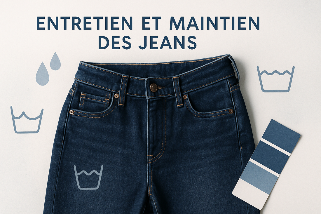 Jeans : comment bien les entretenir  Le jean fait partie des vêtements les plus portés au quotidien. Confortable, pratique et intemporel, il traverse les modes
