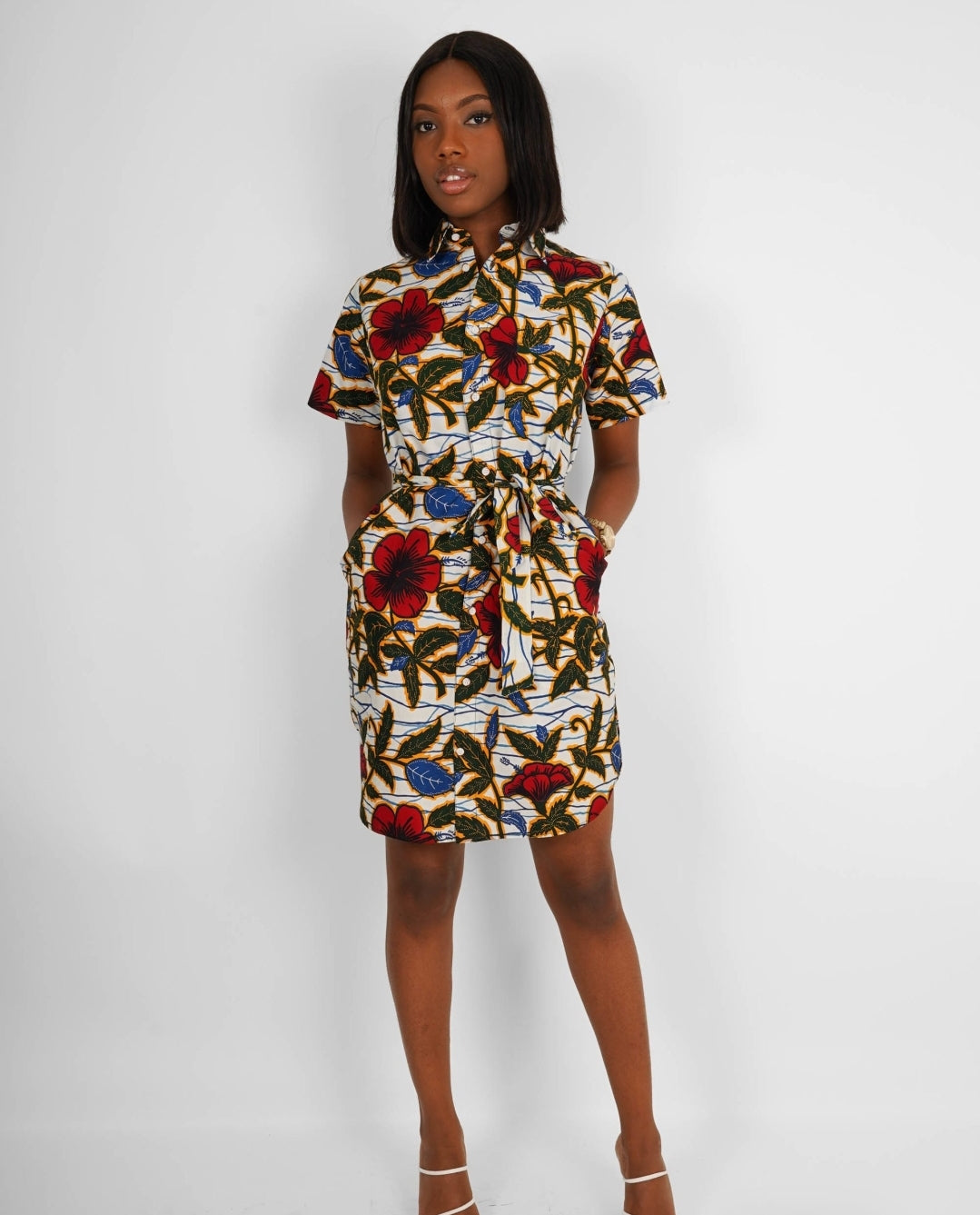 9.1) Style Africain Wax Kinshasa Bandama Femme