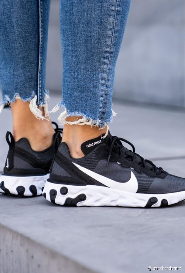 les baskets Nike Upcoming React Element 87 Femme sont un témoignage de l'engagement de Nike à combiner style et innovation.