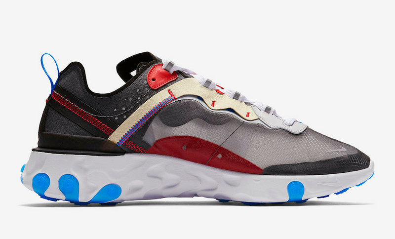 les baskets Nike Upcoming React Element 87 Femme sont un témoignage de l'engagement de Nike à combiner style et innovation.