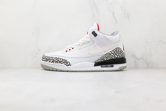 Les baskets Air Jordan 3 Triple White Femme permettent de personnaliser votre style tout en bénéficiant d’un confort supérieur.les Air Jordan 3 Triple.