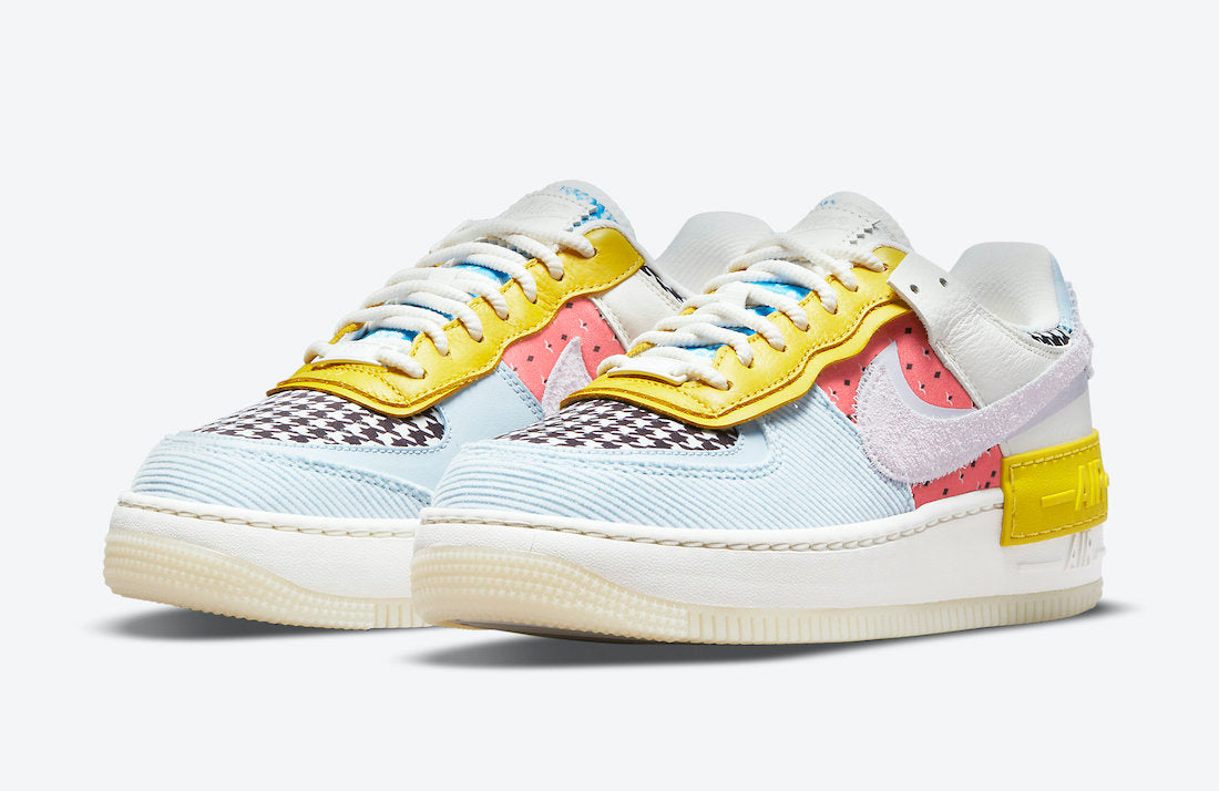 Les Nike Air Force 1 Shadow Femme sont disponibles dans une gamme de coloris variés pour s'adapter à tous les styles.