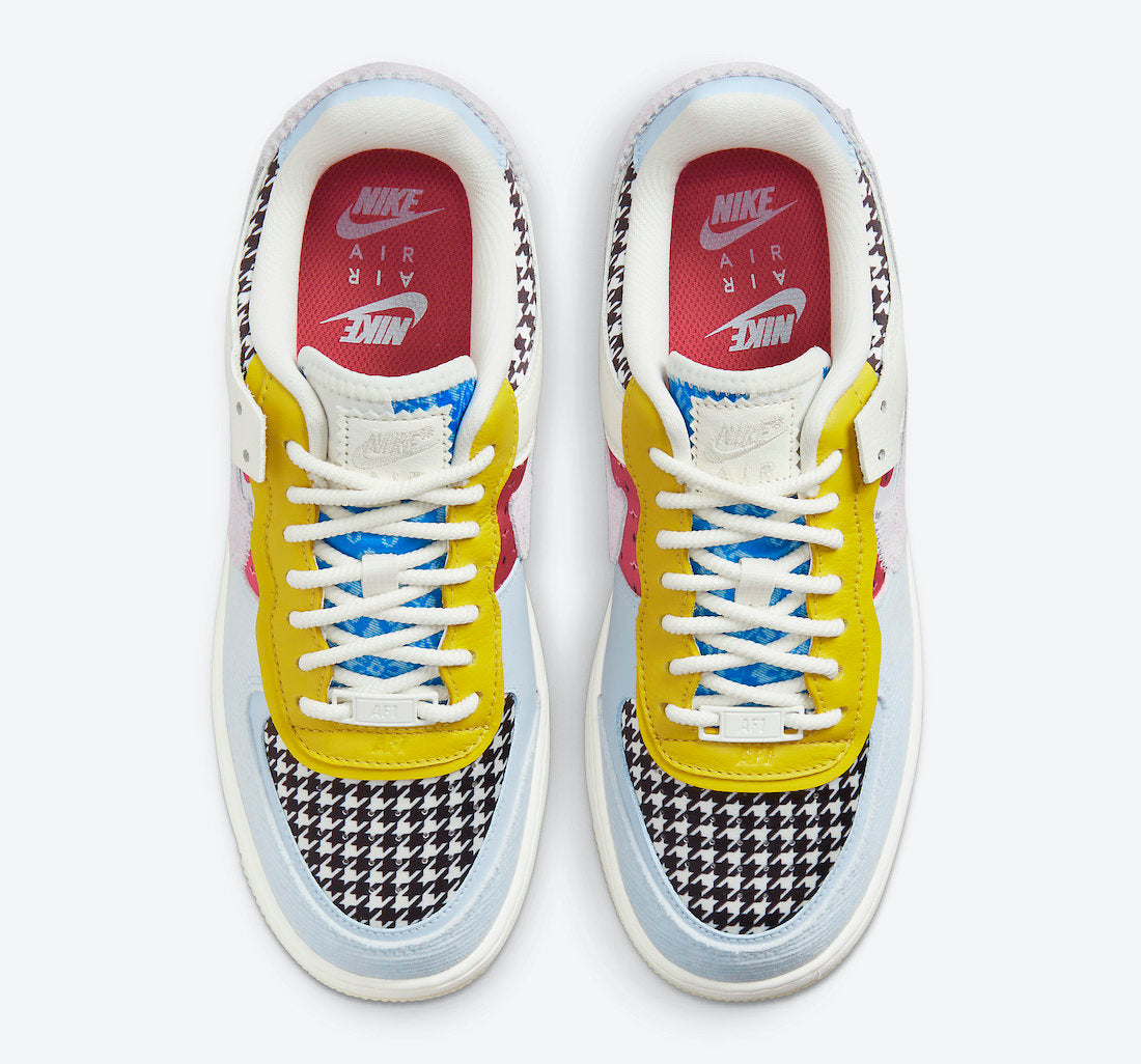 Les Nike Air Force 1 Shadow Femme sont disponibles dans une gamme de coloris variés pour s'adapter à tous les styles.