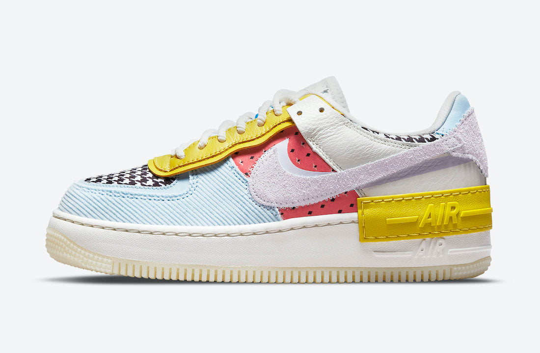 Les Nike Air Force 1 Shadow Femme sont disponibles dans une gamme de coloris variés pour s'adapter à tous les styles.