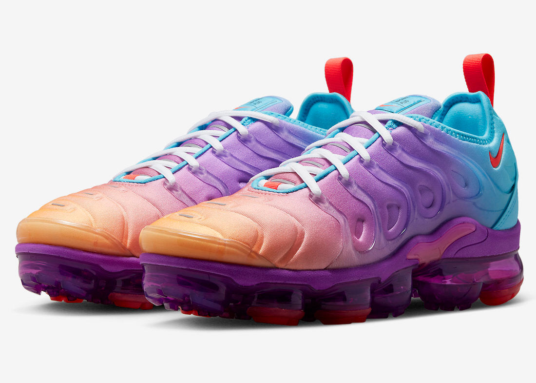 Les Nike Air Vapormax Plus sont connues pour leur amorti réactif et leur excellent retour d’énergie à chaque pas.