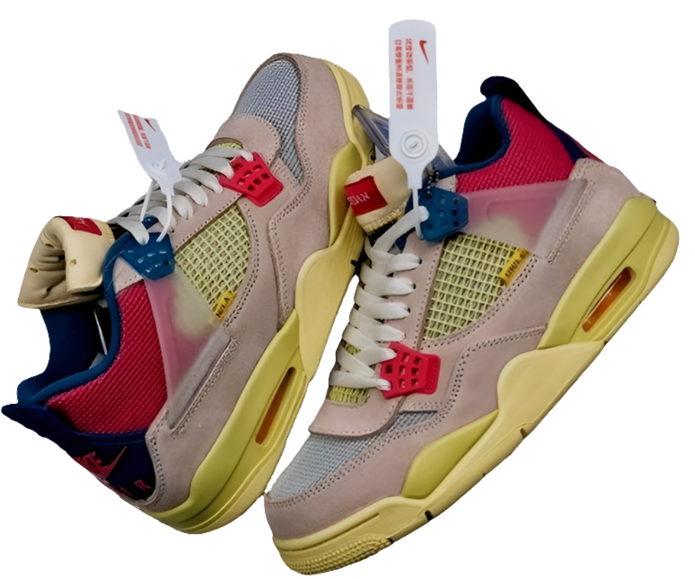 Air Jordan 4 Retro Union Guava Ice Sneakers