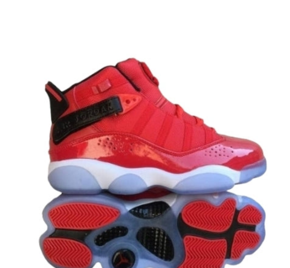 Baskets Air Jordan 6 Femme Gym Red/ Black-White rouge
