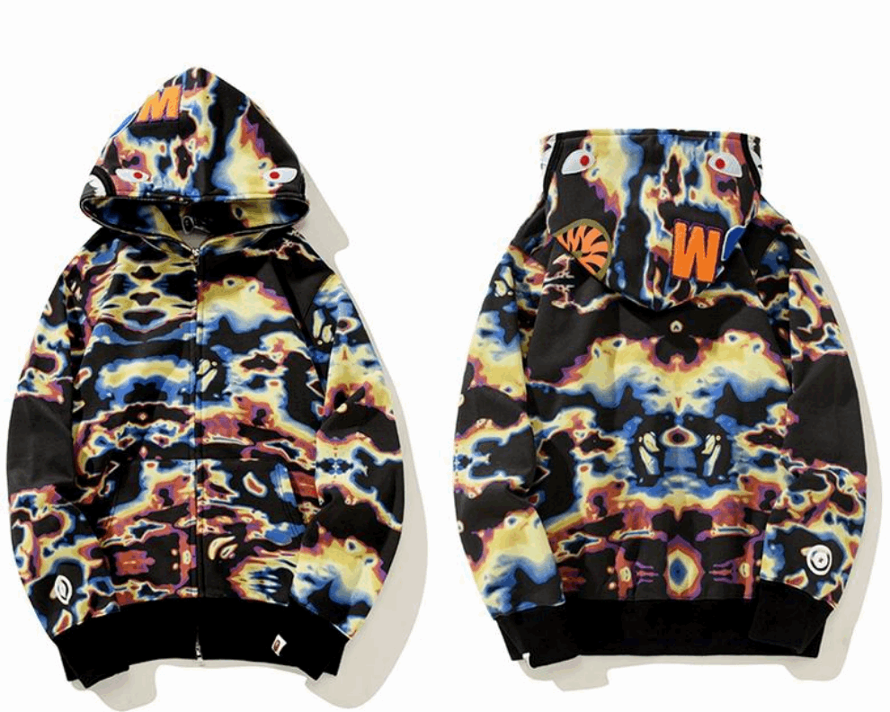 Les sweats Bape Sta pour homme incarnent l’essence du streetwear avec un design audacieux et reconnaissable, propre à la marque A Bathing Ape (Bape).