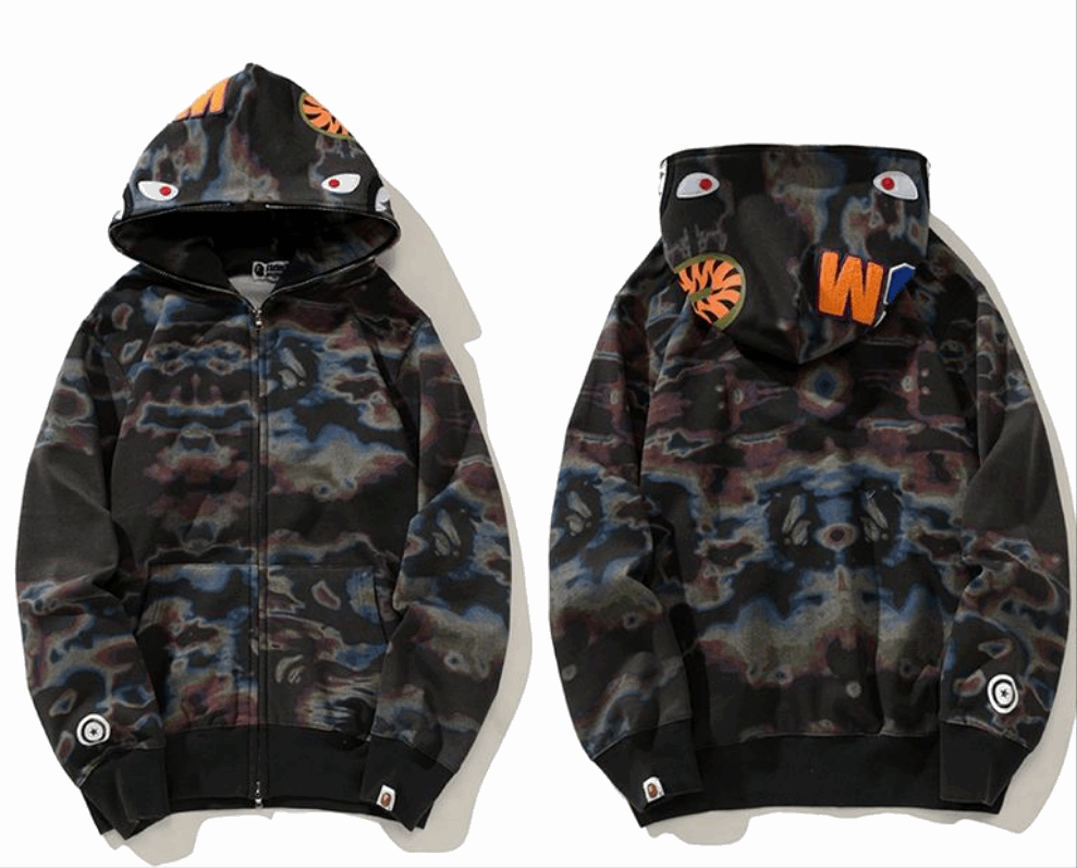 Les sweats Bape Sta pour homme incarnent l’essence du streetwear avec un design audacieux et reconnaissable, propre à la marque A Bathing Ape (Bape).