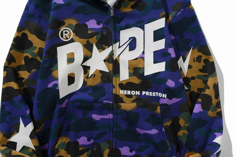 Les sweats Bape Sta pour homme incarnent l’essence du streetwear avec un design audacieux et reconnaissable, propre à la marque A Bathing Ape (Bape).