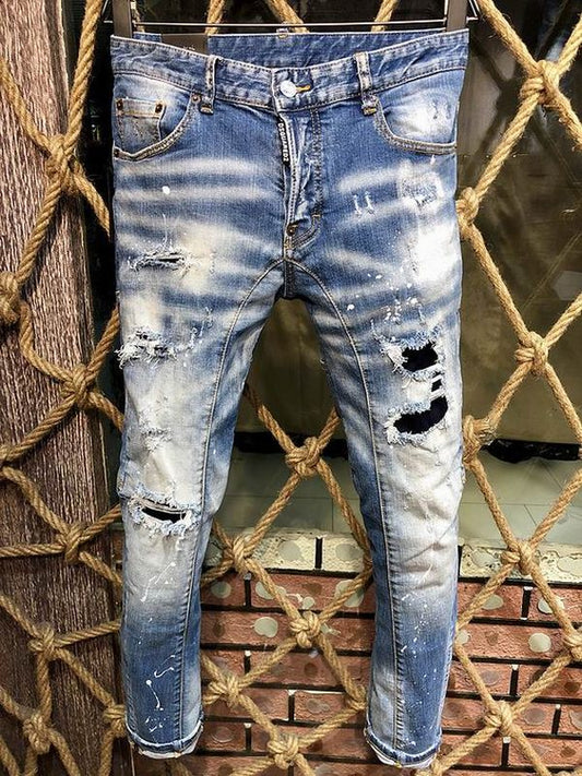 les jeans DSquared2 pour homme combinent performance et style avec une touche de robustesse urbaine. distinctif.pas cher.le moins cher.