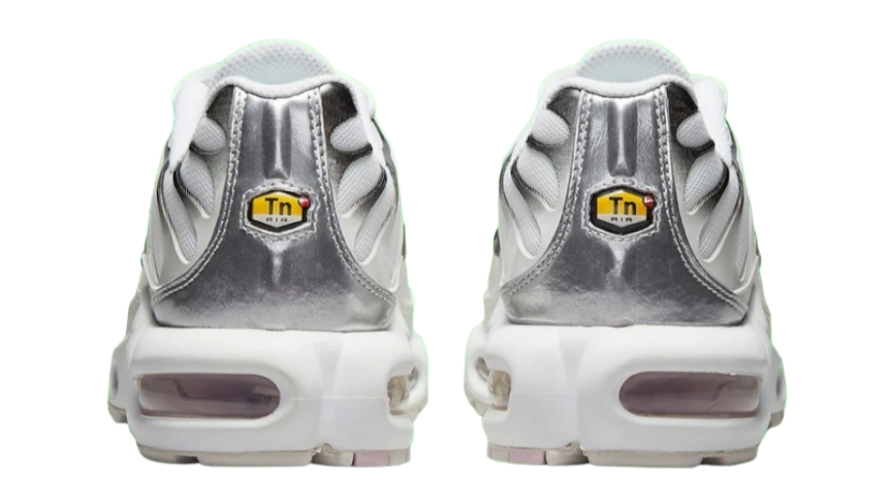 baskets Nike Air Max Plus White Neon Metallic Silver