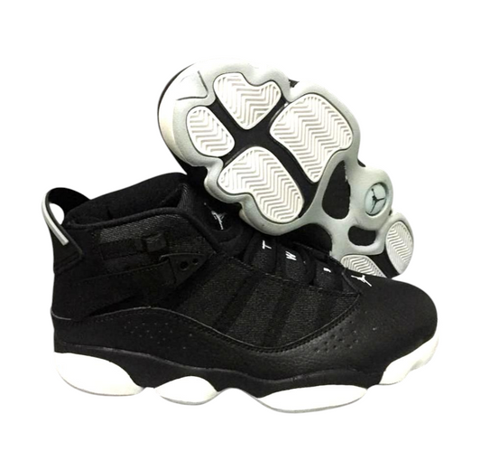 Baskets Air Jordan 6 RingsBlack Matte Silver