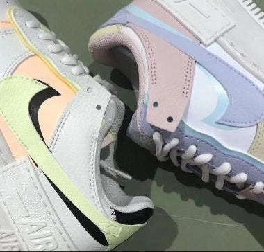 Les Nike Air Force 1 Shadow Femme sont disponibles dans une gamme de coloris variés pour s'adapter à tous les styles.