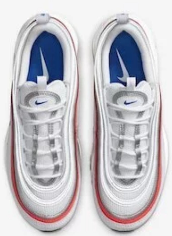 Baskets Nike Air Max 97
Metallic Silver Flash Crimson Racer Blue