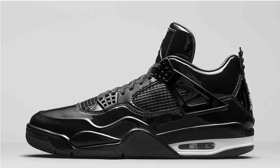 Baskets Air Jordan 4 11LAB4 Black White