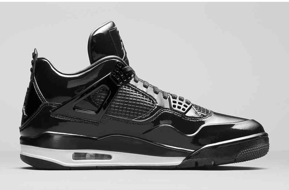 Baskets Air Jordan 4 11LAB4 Black White
