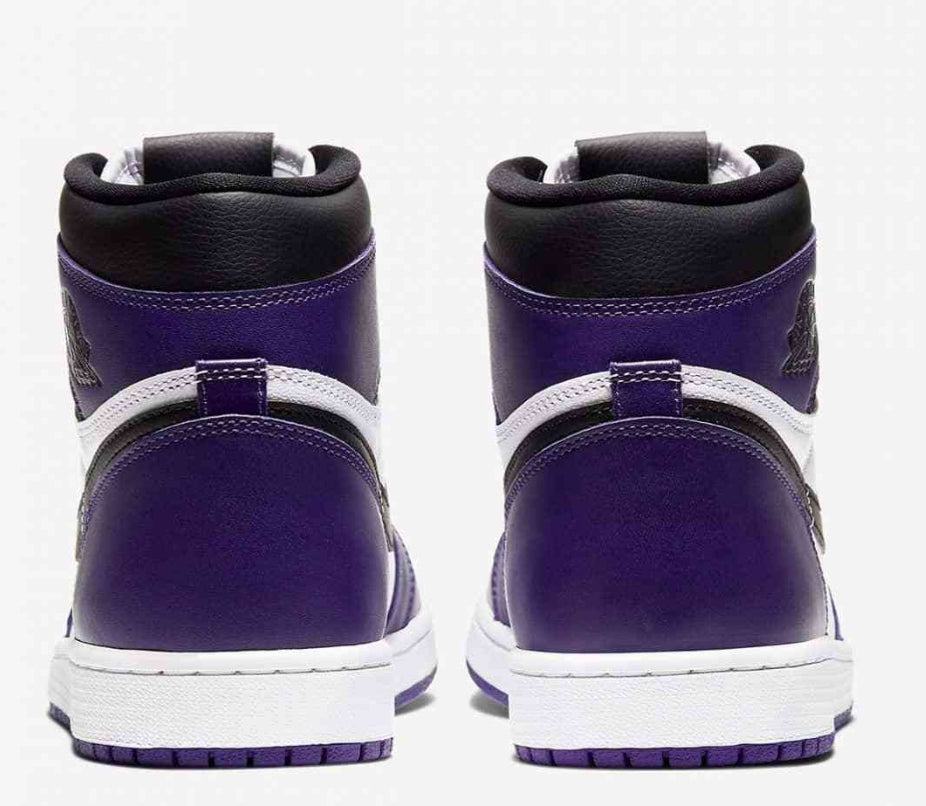 Air Jordan 1 Retro High OG Court Purple White Sneakers