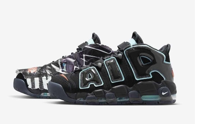 Résultats de l'évolution emblématique de la ligne Nike, les Nike Air More Uptempo "Maximum Volume" sont un témoignage de l'engagement de Nike à combiner style et innovation.