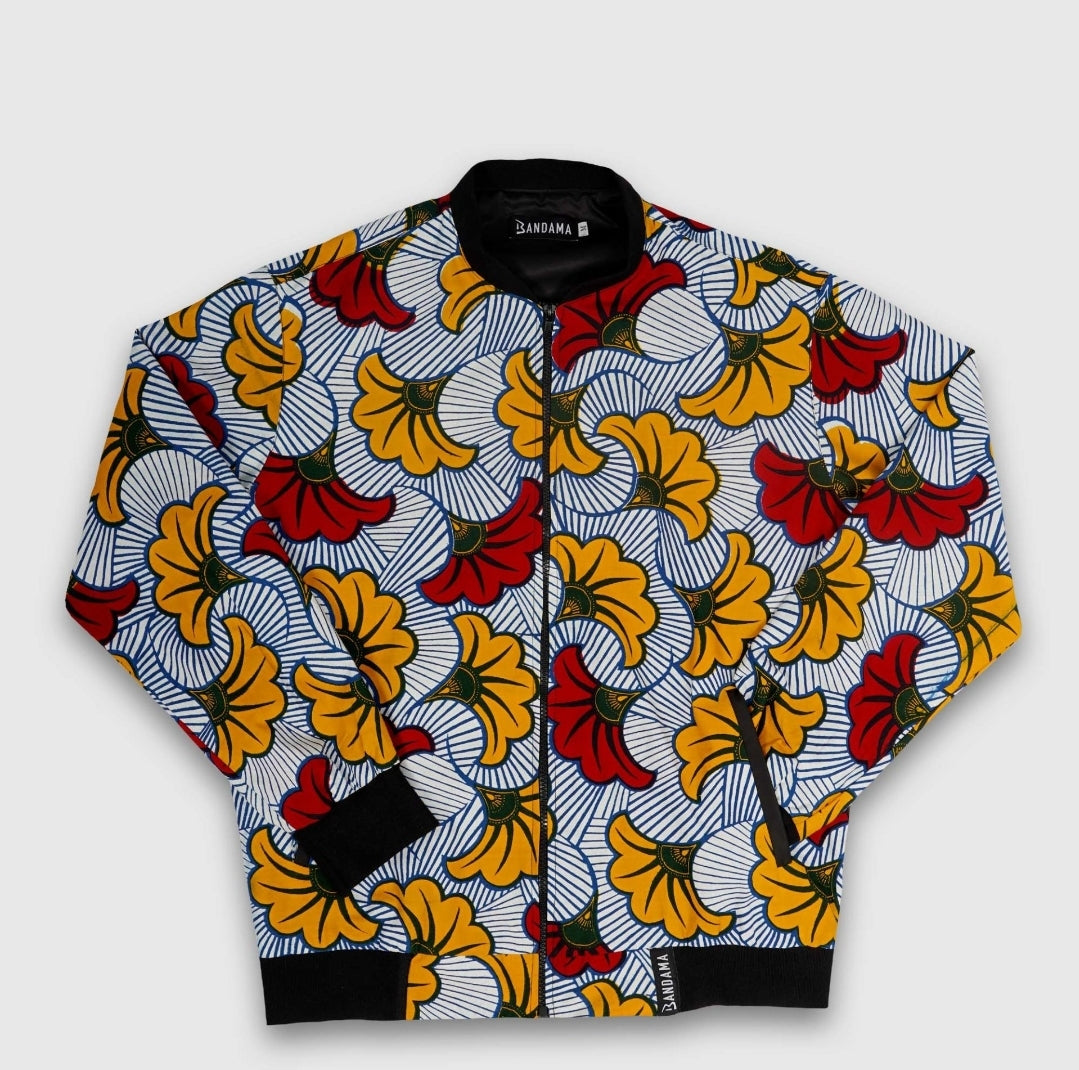 Bomber Abidjan wax Bandama