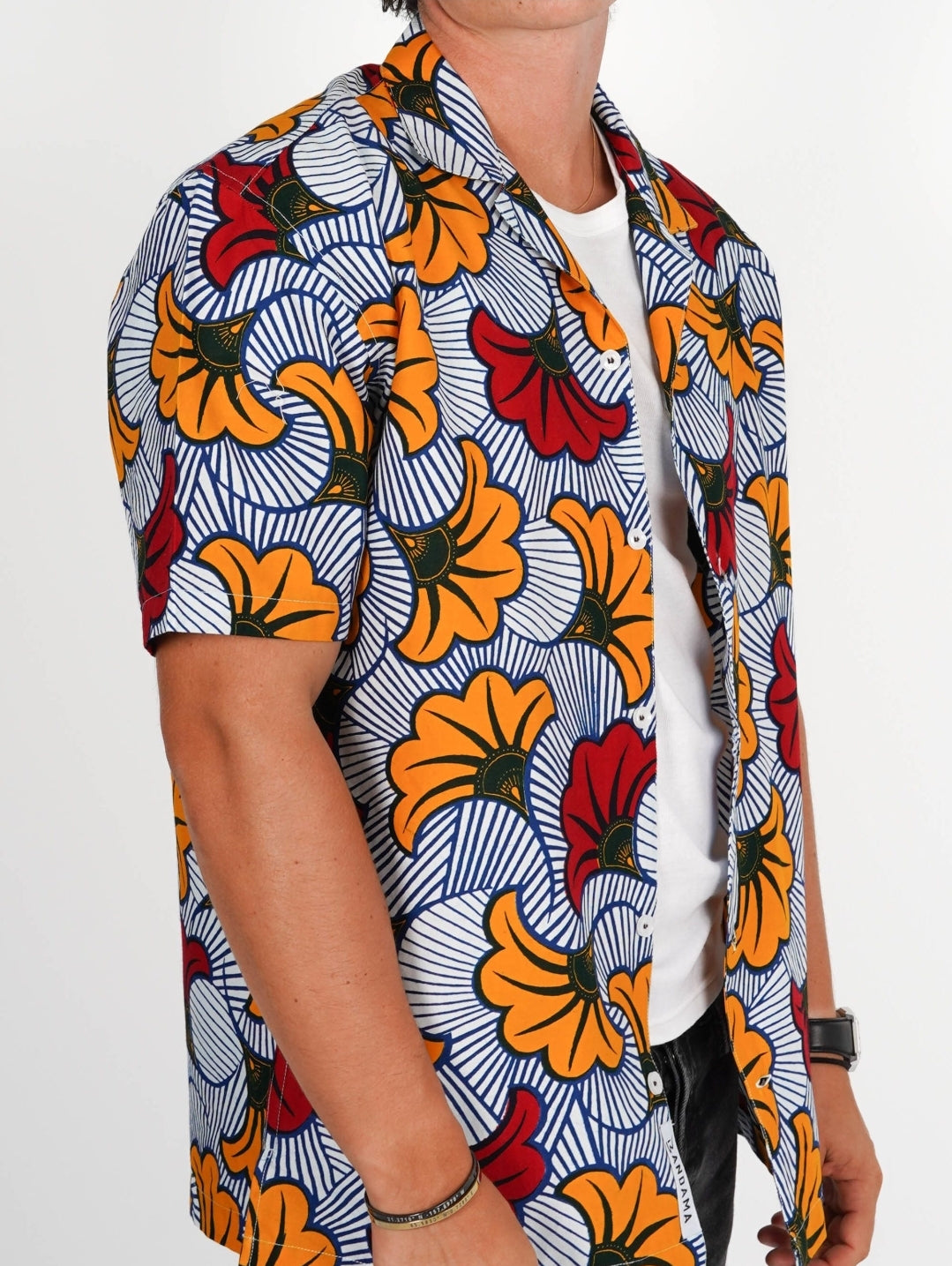 Chemise «hang out» Abidjan wax Bandama