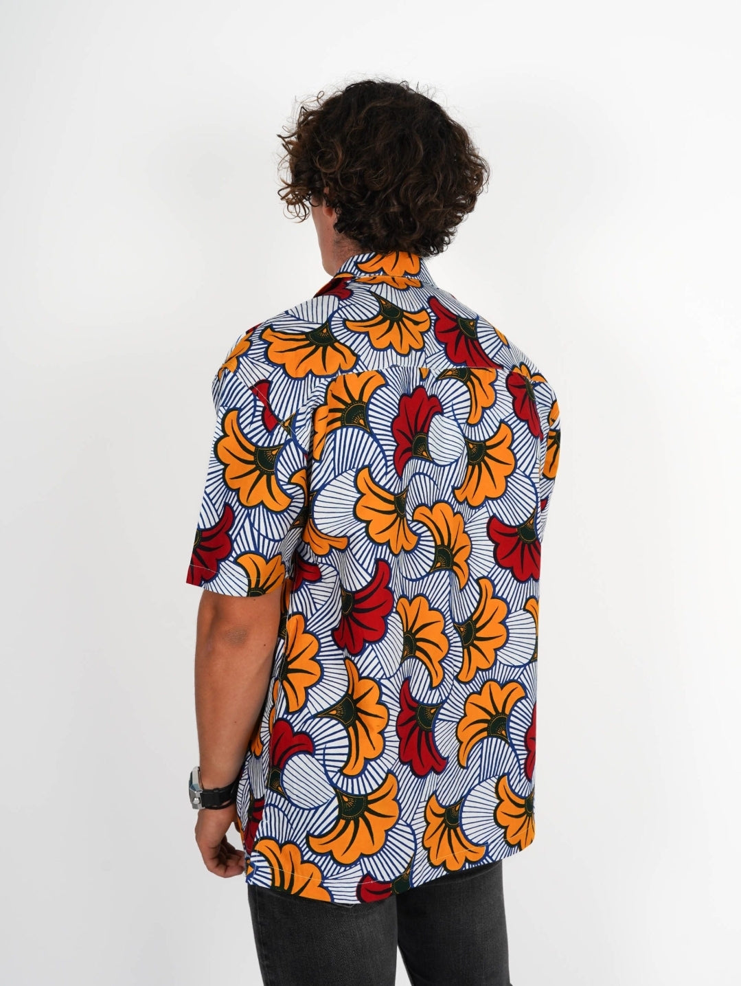 Chemise «hang out» Abidjan wax Bandama