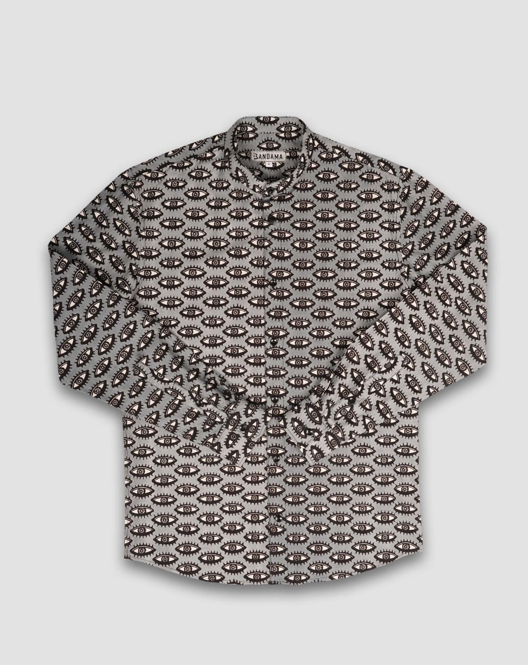 Chemise Mao wax manches longues Abuja