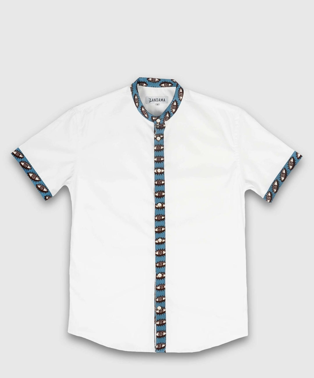 Chemise Mao noire manches courtes Conakry