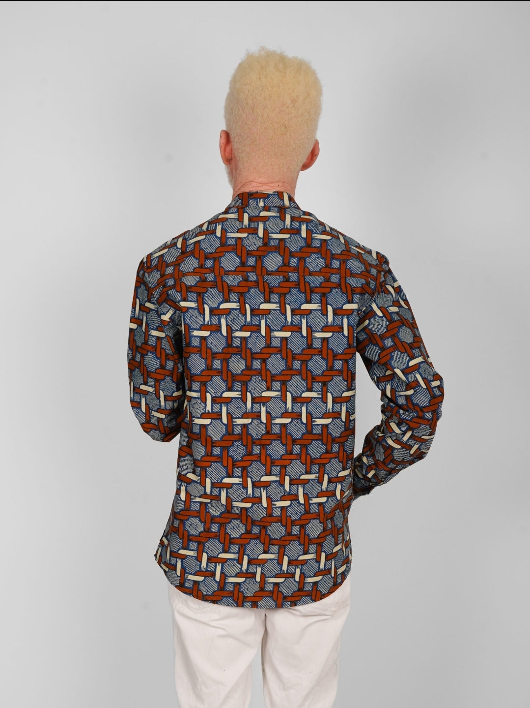 Chemise Mao wax manches longues Dakar