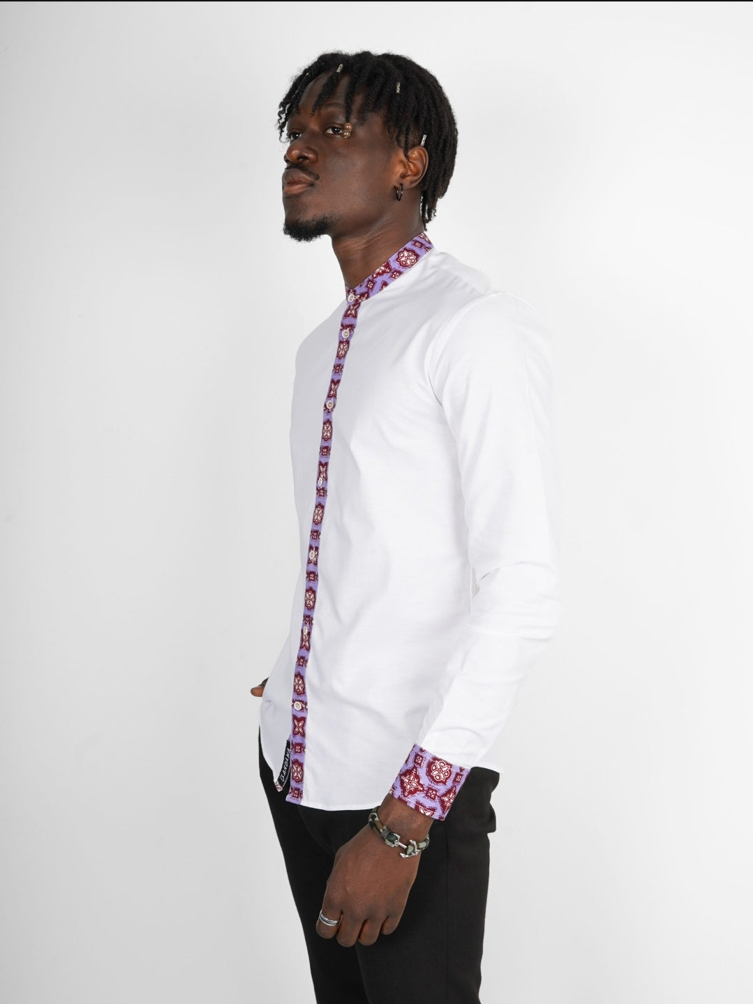 Chemise Mao manches longues Malabo