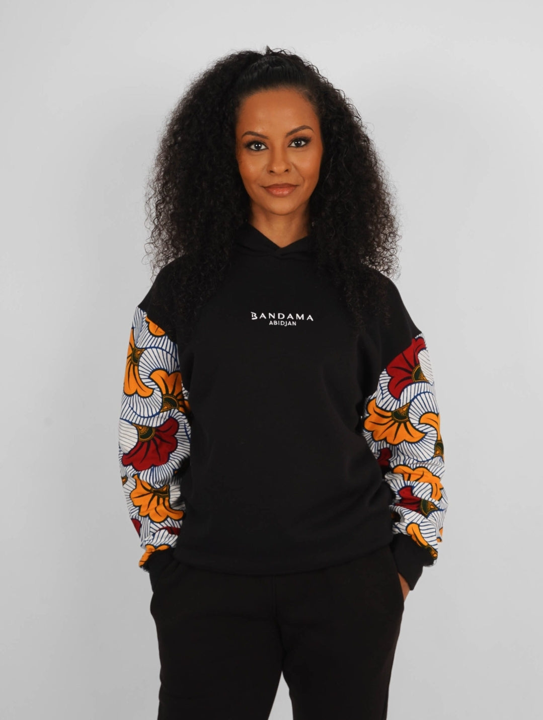 Hoodie wax Abidjan