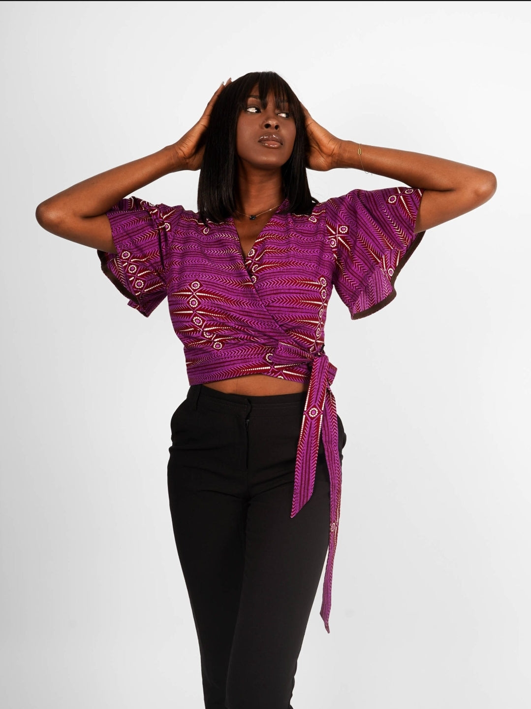 Harare wrap top