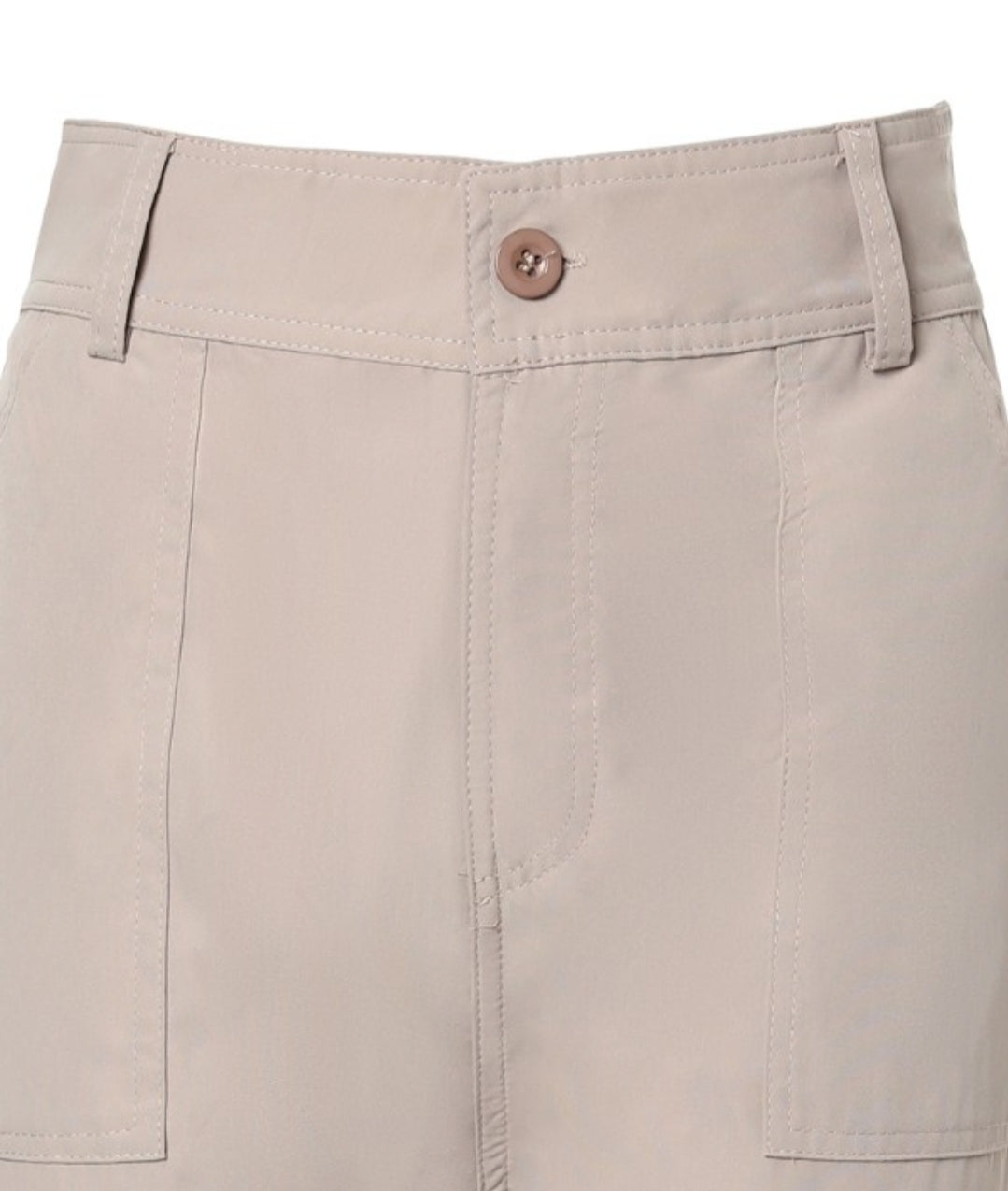 Pantalon skinny boutonné à taille femme
