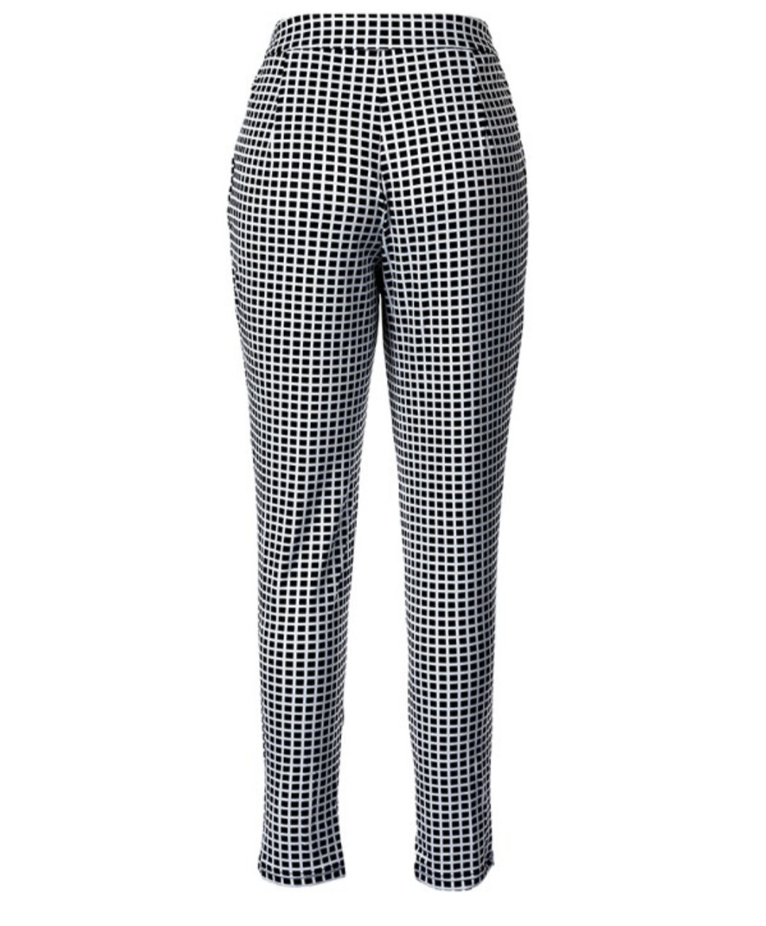 Pantalon skinny boutonné à taille femme
