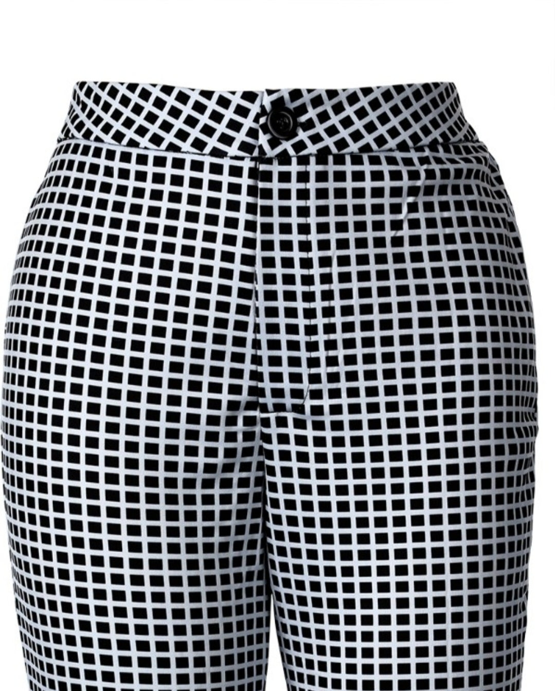 Pantalon skinny boutonné à taille femme