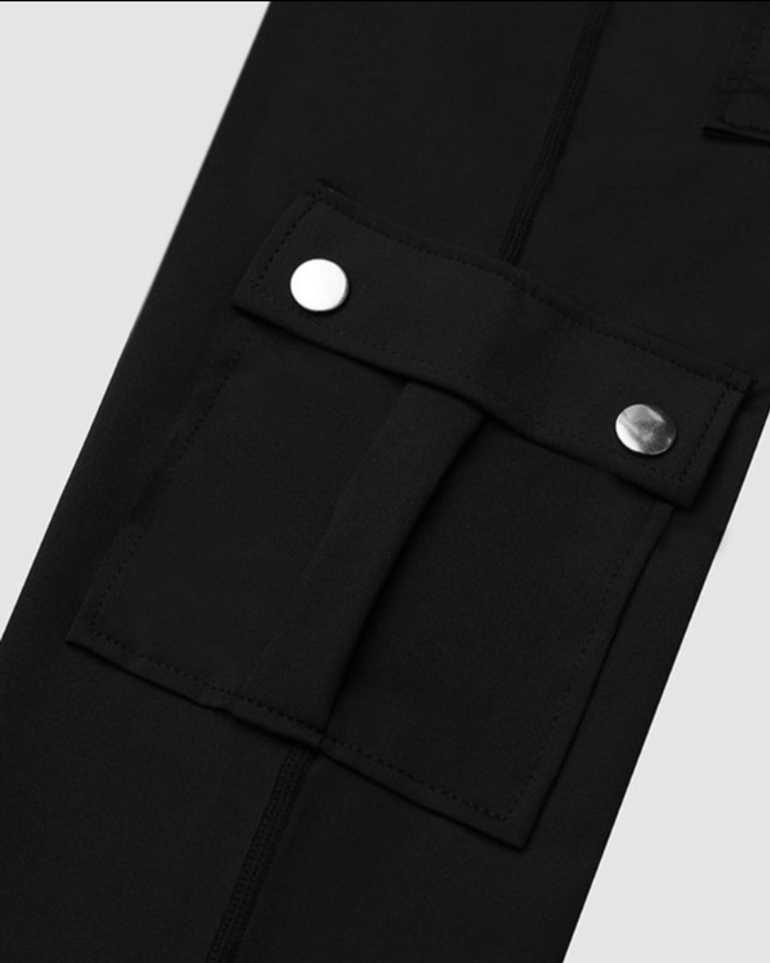 Leggings rembourré skinny boutonné à taille haute femme