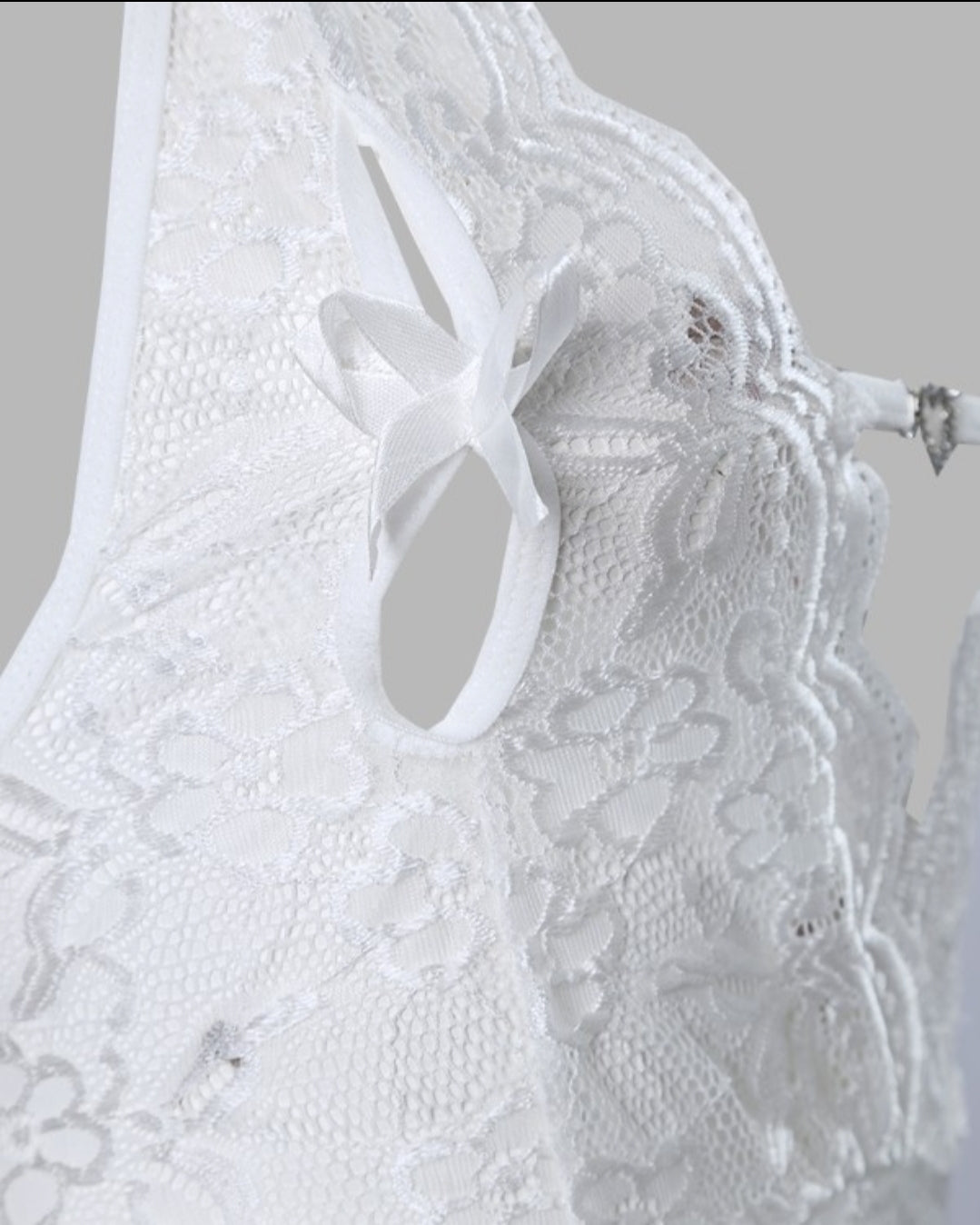 Ensemble de lingerie jarretière en dentelle Femme