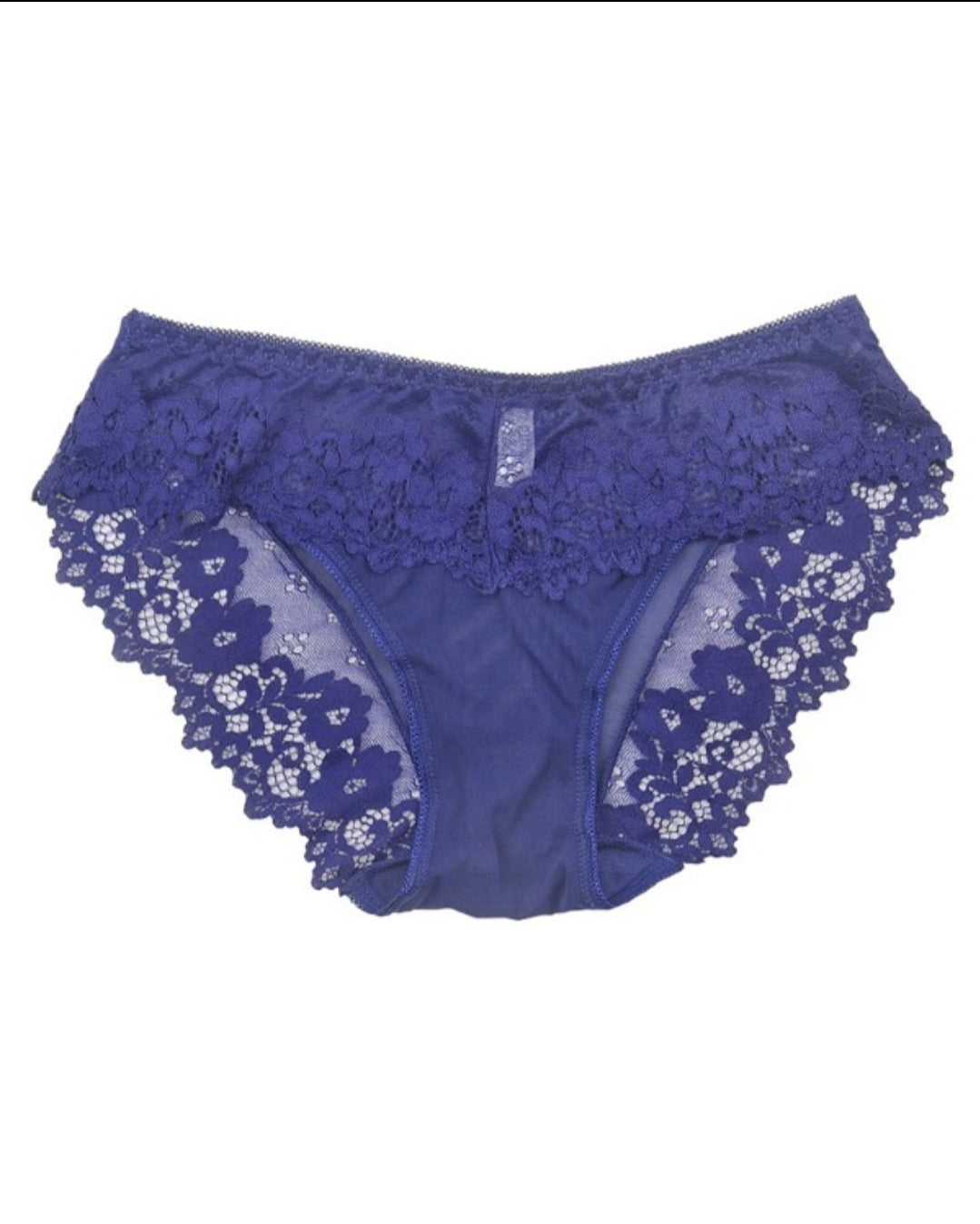 Sheer crochet lace mesh panties