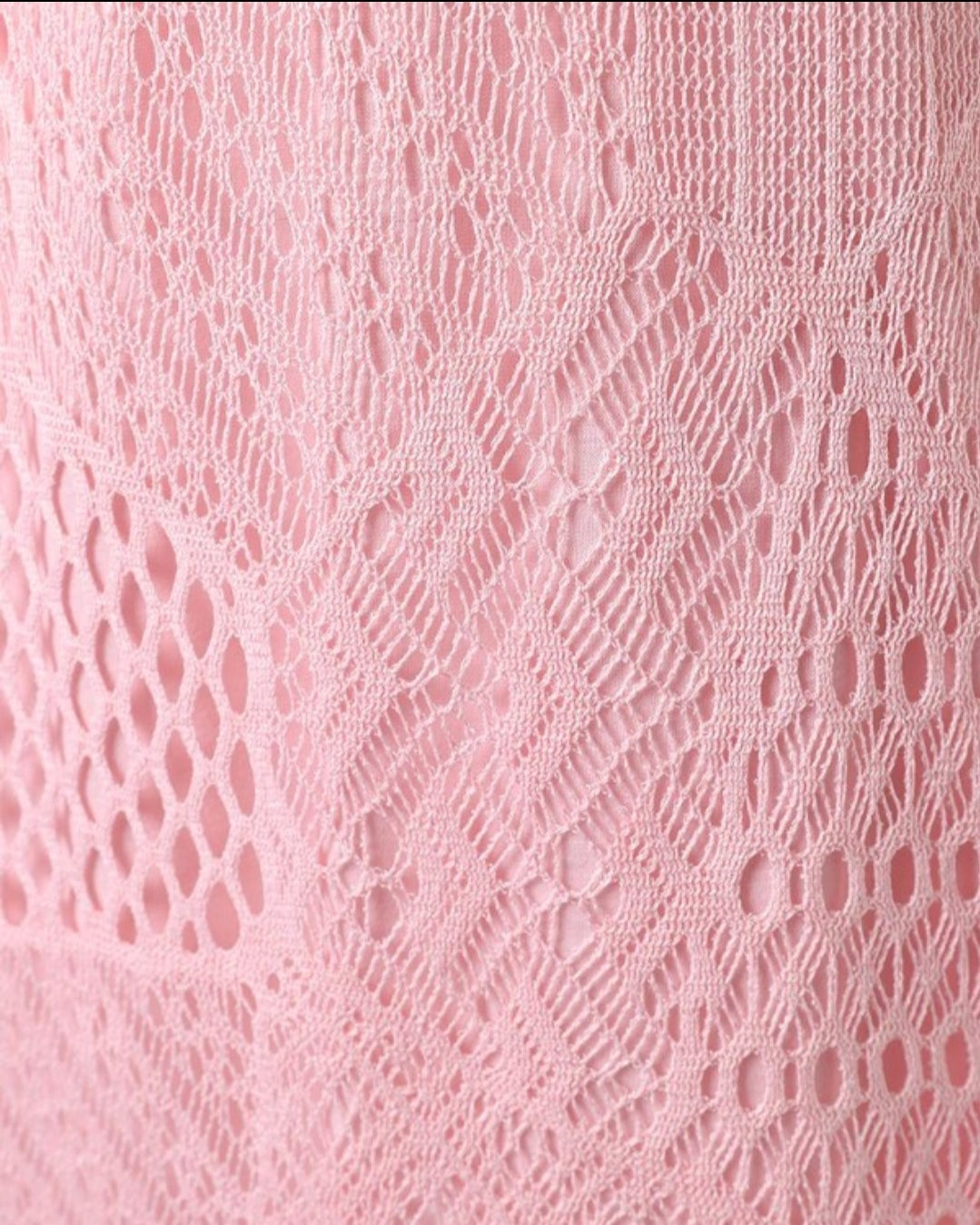 Robe décontractée à patch en dentelle évidée