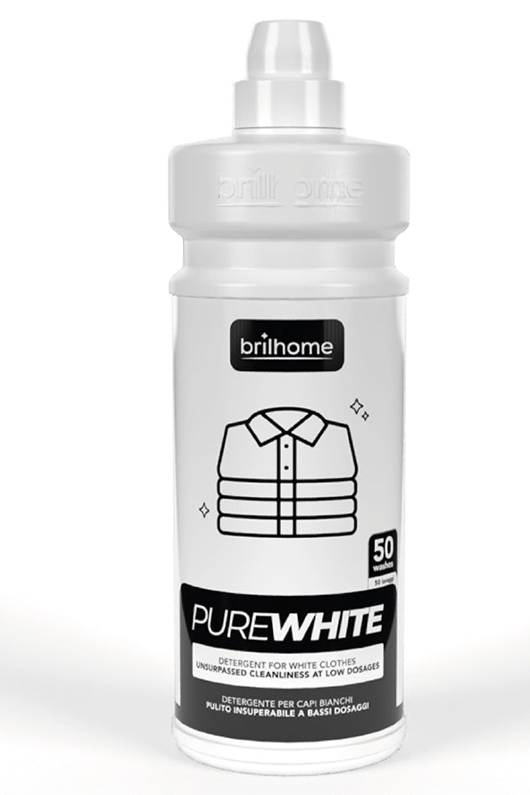 Pure White Brilhome Lessive pour linge blanc
Tout d'abord, garder son intérieur propre et frais devient un jeu d'enfant grâce aux produits ménagers et lessives Brilhome. 🧼
