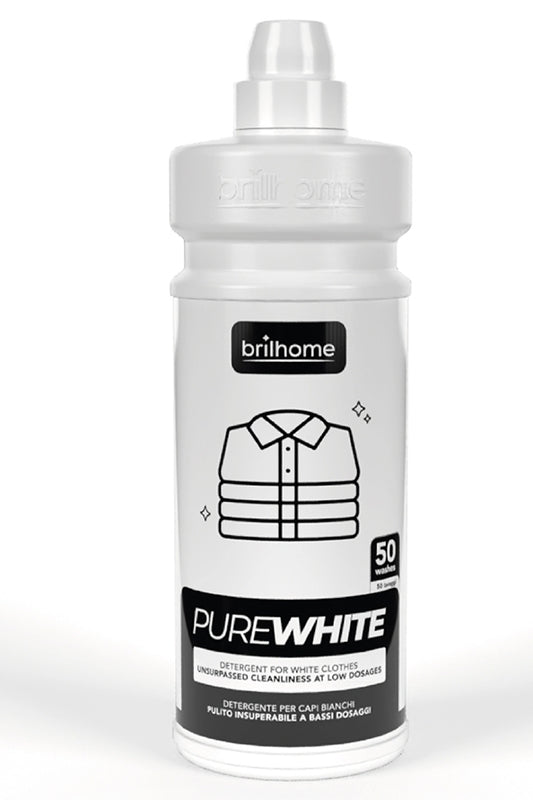 Pure White Brilhome Lessive pour linge blanc
Tout d'abord, garder son intérieur propre et frais devient un jeu d'enfant grâce aux produits ménagers et lessives Brilhome. 🧼