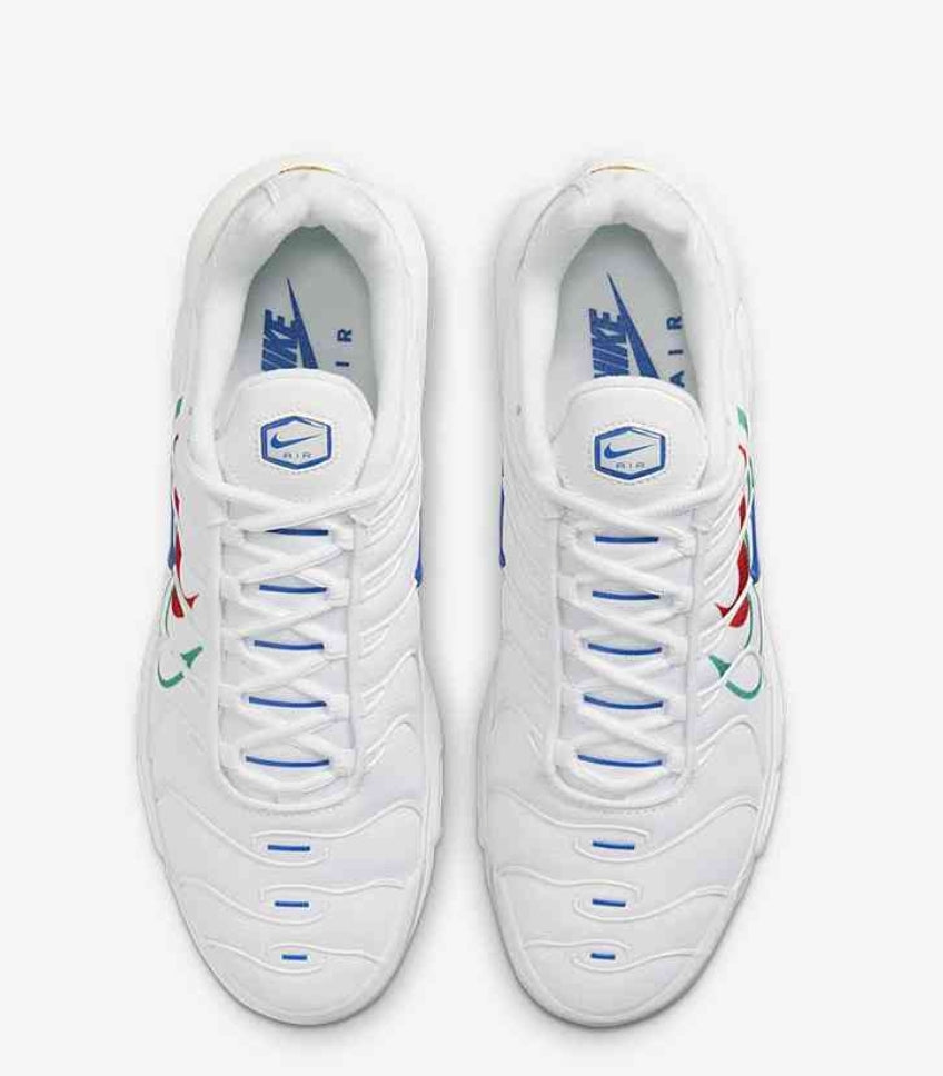 baskets Nike Air Max Plus Multi-Swoosh White