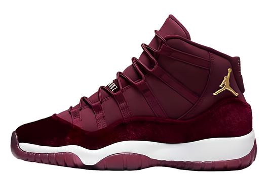 Baskets air  Jordan 11 GS Heiress Velvet bordeaux