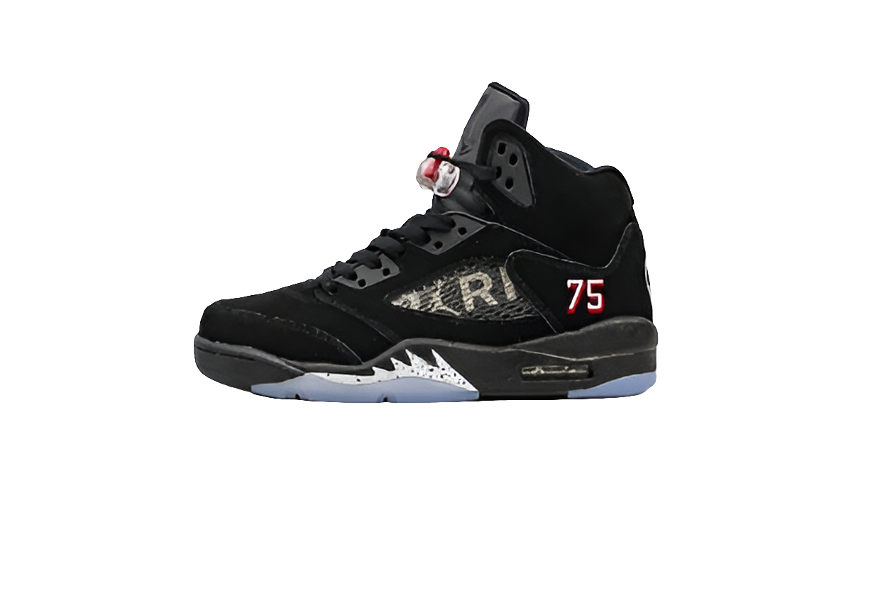 Baskets Air Jordan 5 Retro ParisSaint-Germain Femme noir