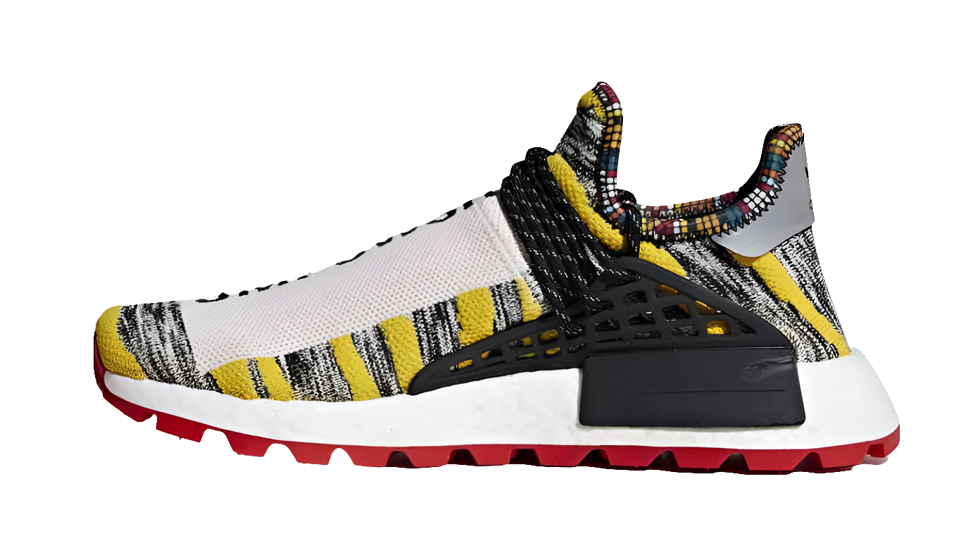les baskets Adidas Human Race NMD x Pharrell Yellow " Femme sont un témoignage de l'engagement d'Adidas à combiner style et innovation.