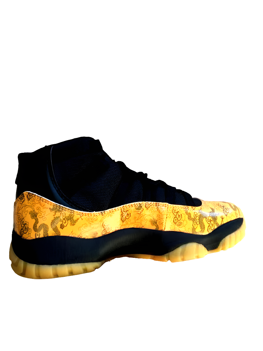Baskets air Jordan 11 "Yellow Dragon" nouvelle ans Chinois