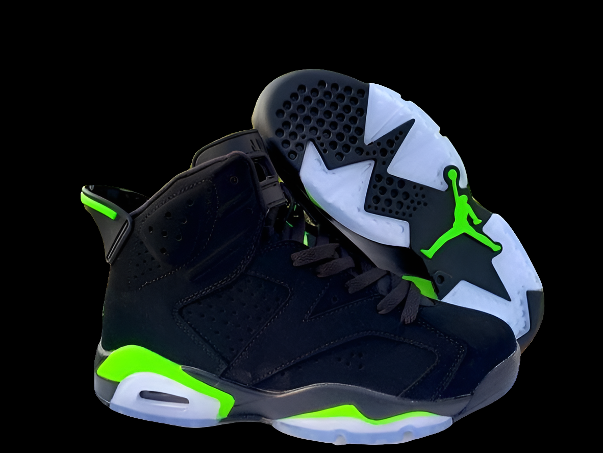 Air Jordan 6 Retro Electric Green Sneakers