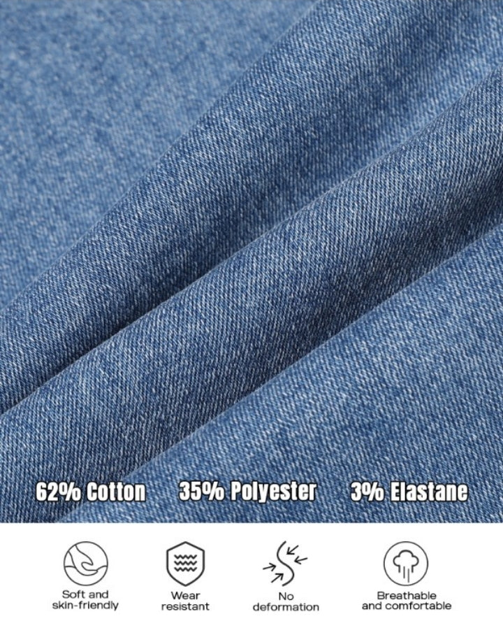 Premièrement : Ce jean taille haute à fronces et boutons sur le devant avec ceinture curveease jegging skinny évasé en demin femme.