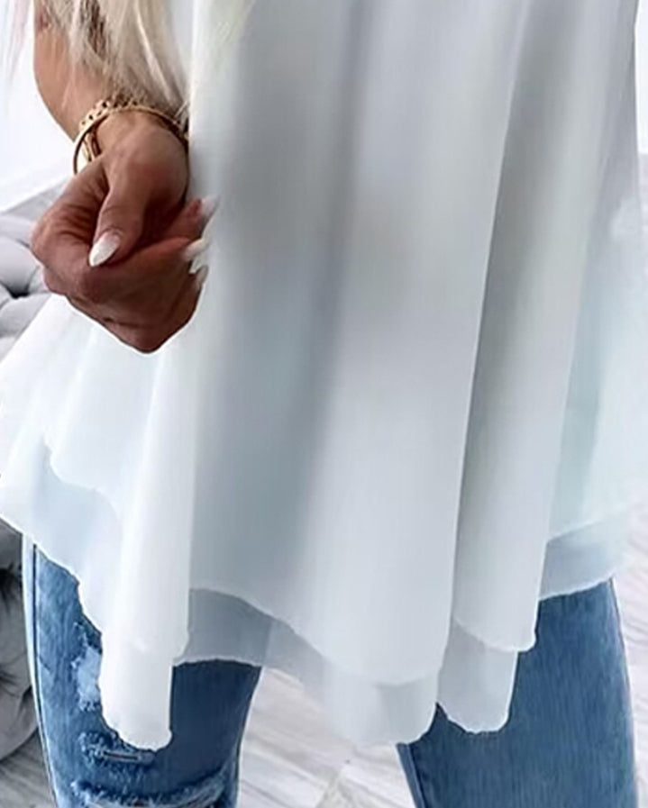 Premièrement : Ce Débardeur à col en U et bretelles épaisses avec détails en dentelle contrastée femme.